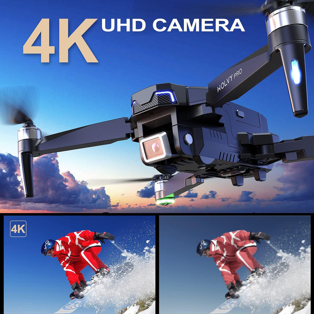 4K UHD Camera Drone with 60 Minutes Flight Time, Brushless Motor, GPS Return Home, Extra Battery R5394
