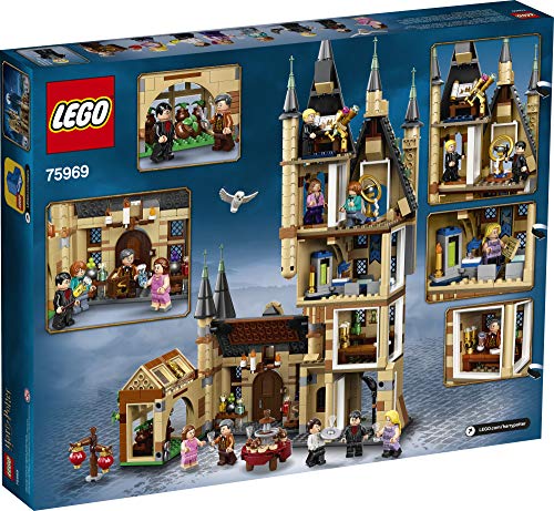 LEGO Harry Potter Hogwarts Astronomy Tower Castle Toy Playset with 8 Character Minifigures G49737