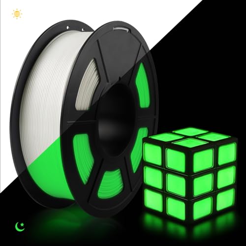 PLA 3D Printer Filament 1.75mm, 0.25kg Each Spool, Total 2kg, 8 Packs, Black/White and Transparent Red/Purple/Orange/Blue/Yellow/Green G637
