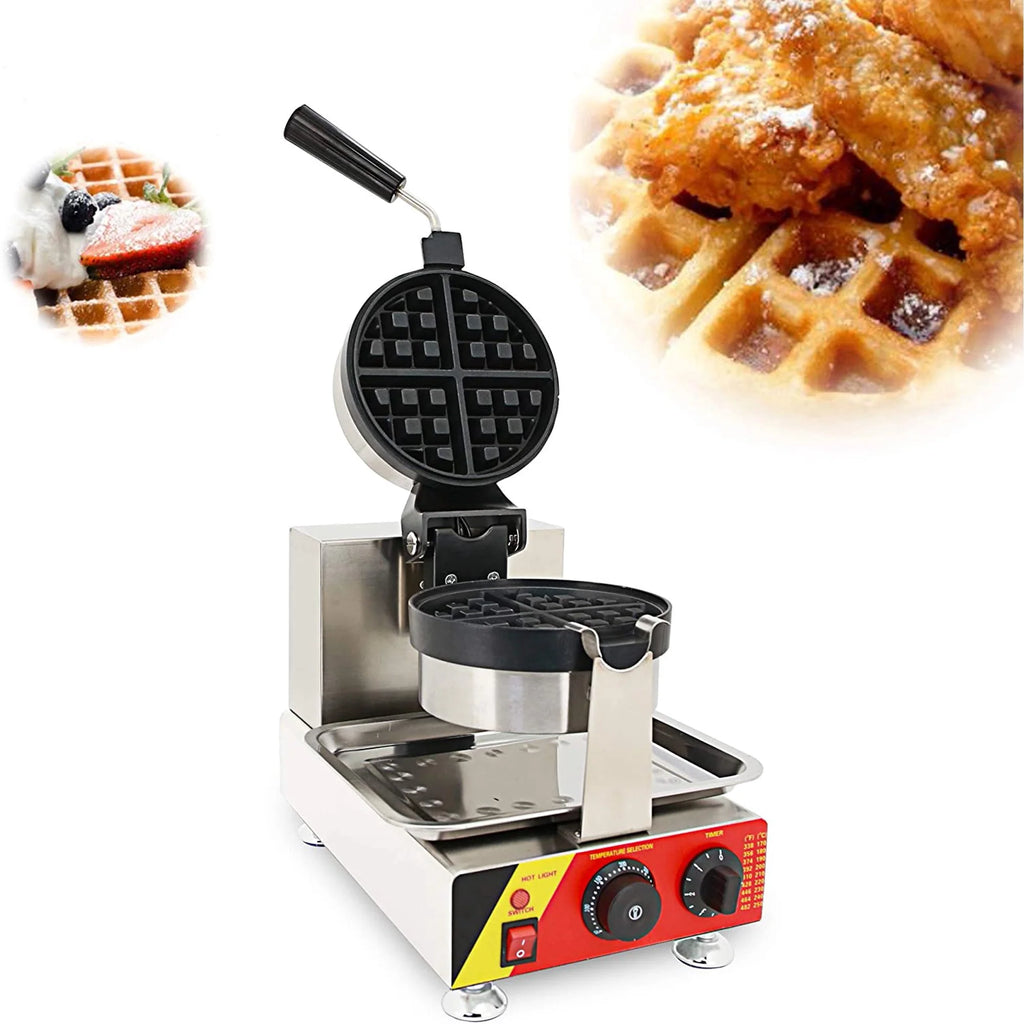 Single Station Rotary Nonstick Waffle Maker I82968