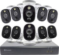 16-Channel 10-Camera Wired 1080p 1TB DVR Surveillance System J6176