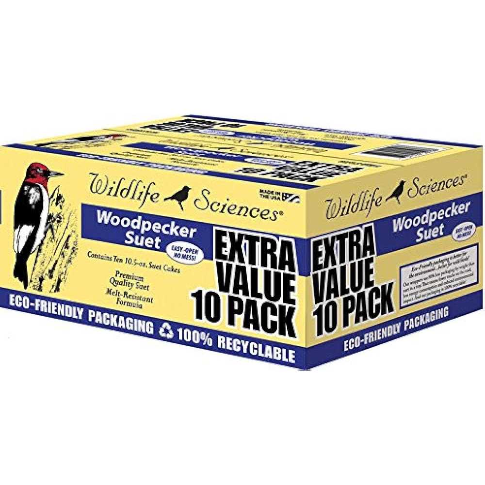10 Pack Suet Cake for Wild Birds Q37445