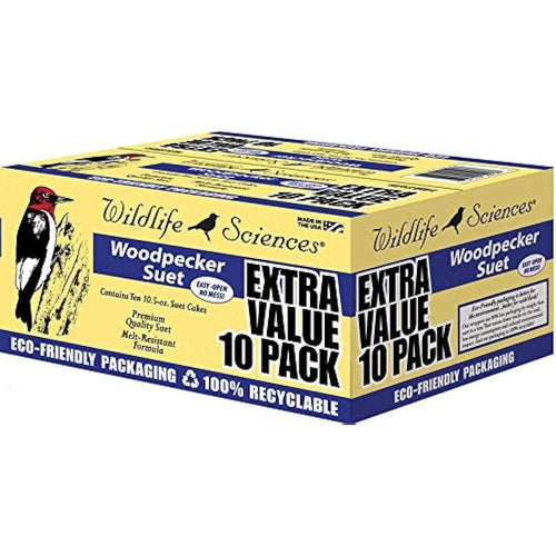 10 Pack Suet Cake for Wild Birds Q37445