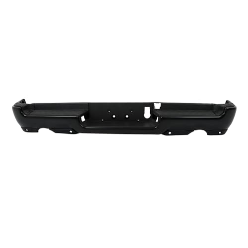 Black Steel Rear Step Bumper Assembly with Dual Exhaust F484960