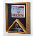Flag and Certificate Case and Flag Frame A832