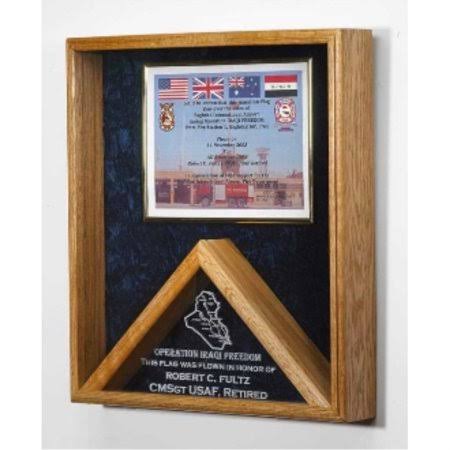 Flag and Certificate Case and Flag Frame A832