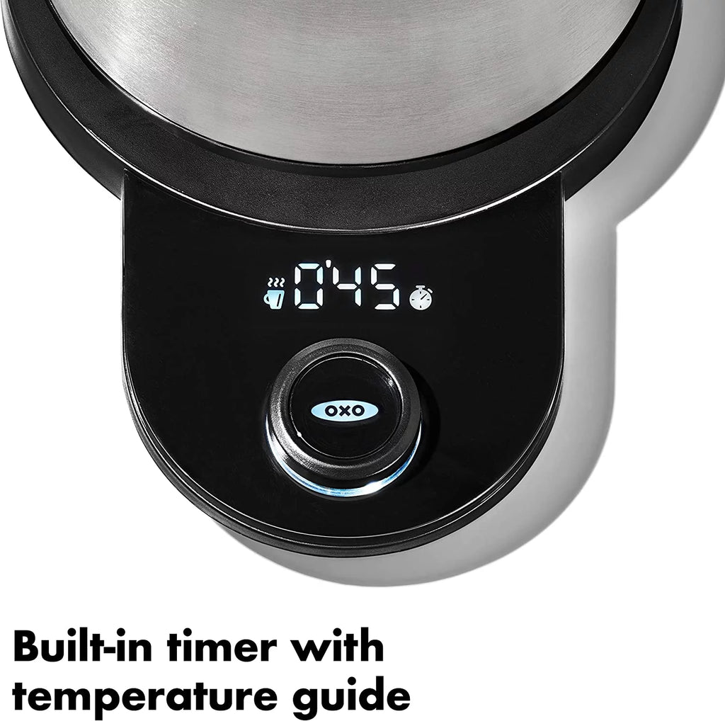 Stainless Steel 1L Adjustable Temperature Electric Gooseneck Kettle W946