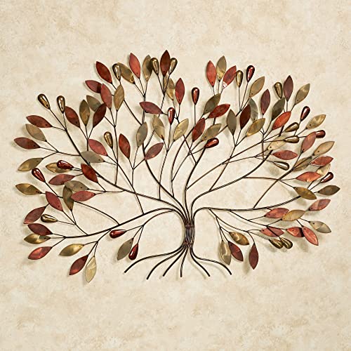 Multi Metallic Metal Wall Art Tree Sculpture O868416