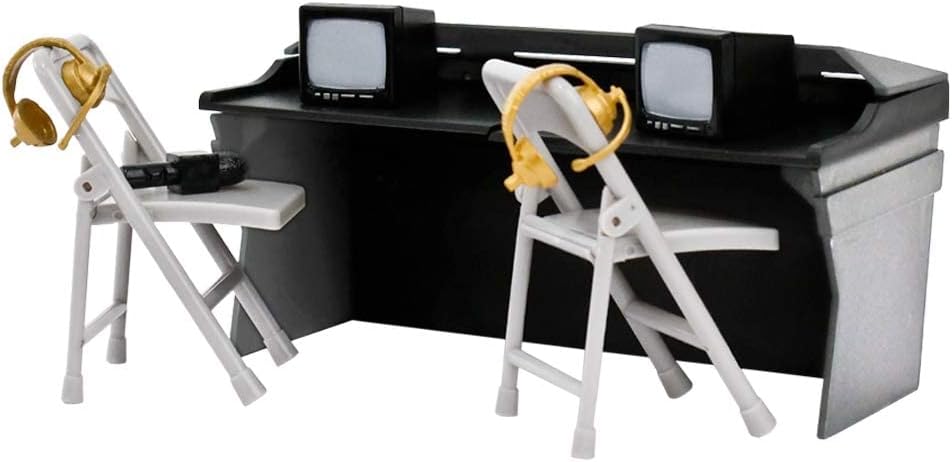 Black & Gray Commentator Table Playset P46219
