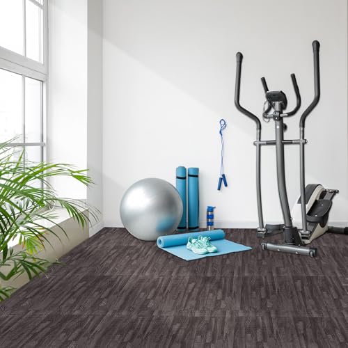 Wood Grain EVA Interlocking Floor Mats with Borders M181403