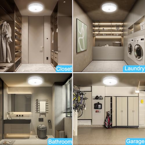 2 Pack Rechargeable Motion Sensor Ceiling Light P824