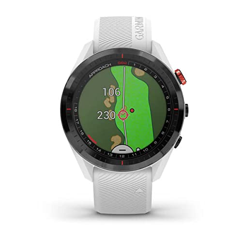 Black Bezel White Band GPS Golf Watch S13171