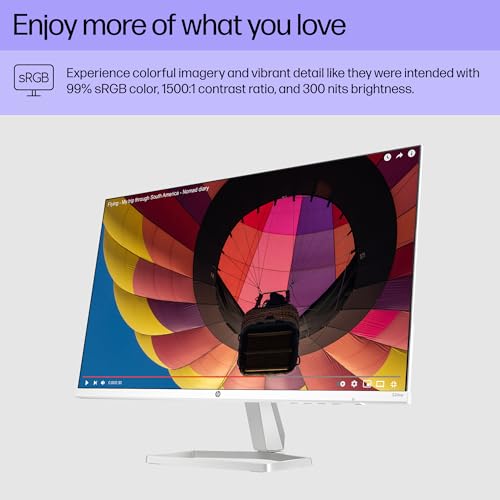 24 inch FHD IPS Monitor, 1920 x 1080, 99% sRGB, 1500:1 contrast ratio, 300 nits C17413