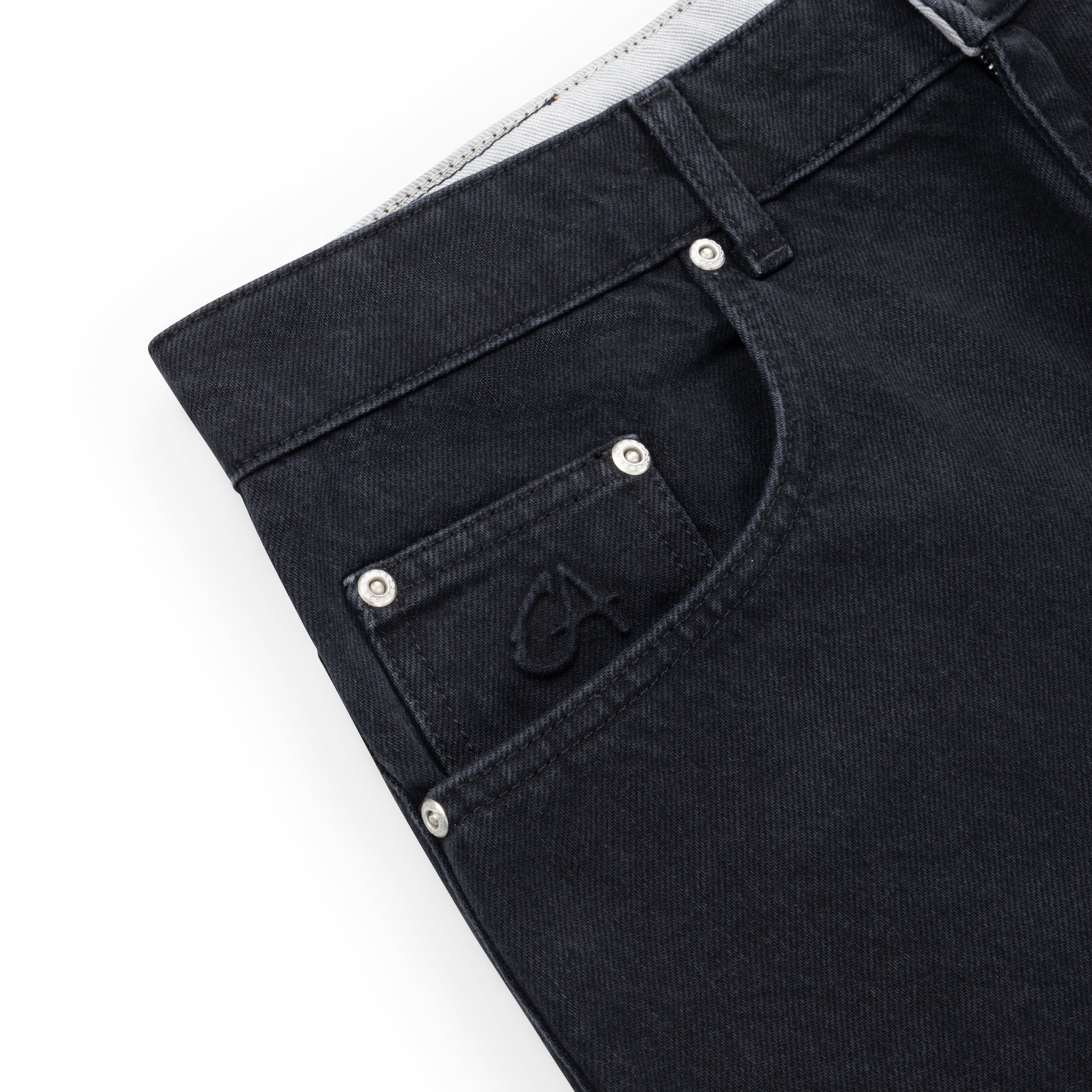GA SIGNATURE DENIM JEANS - BLACK
