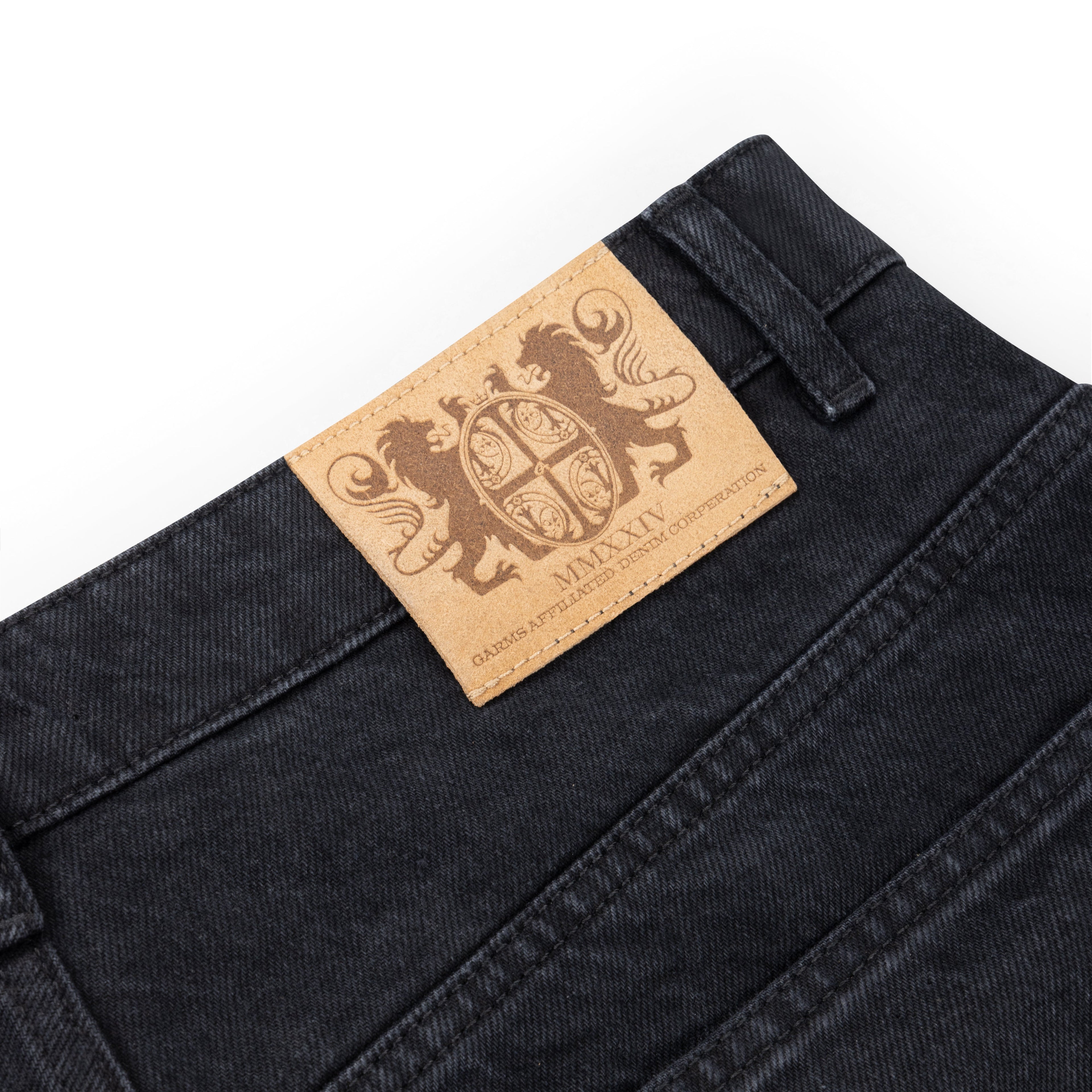 GA SIGNATURE DENIM JEANS - BLACK