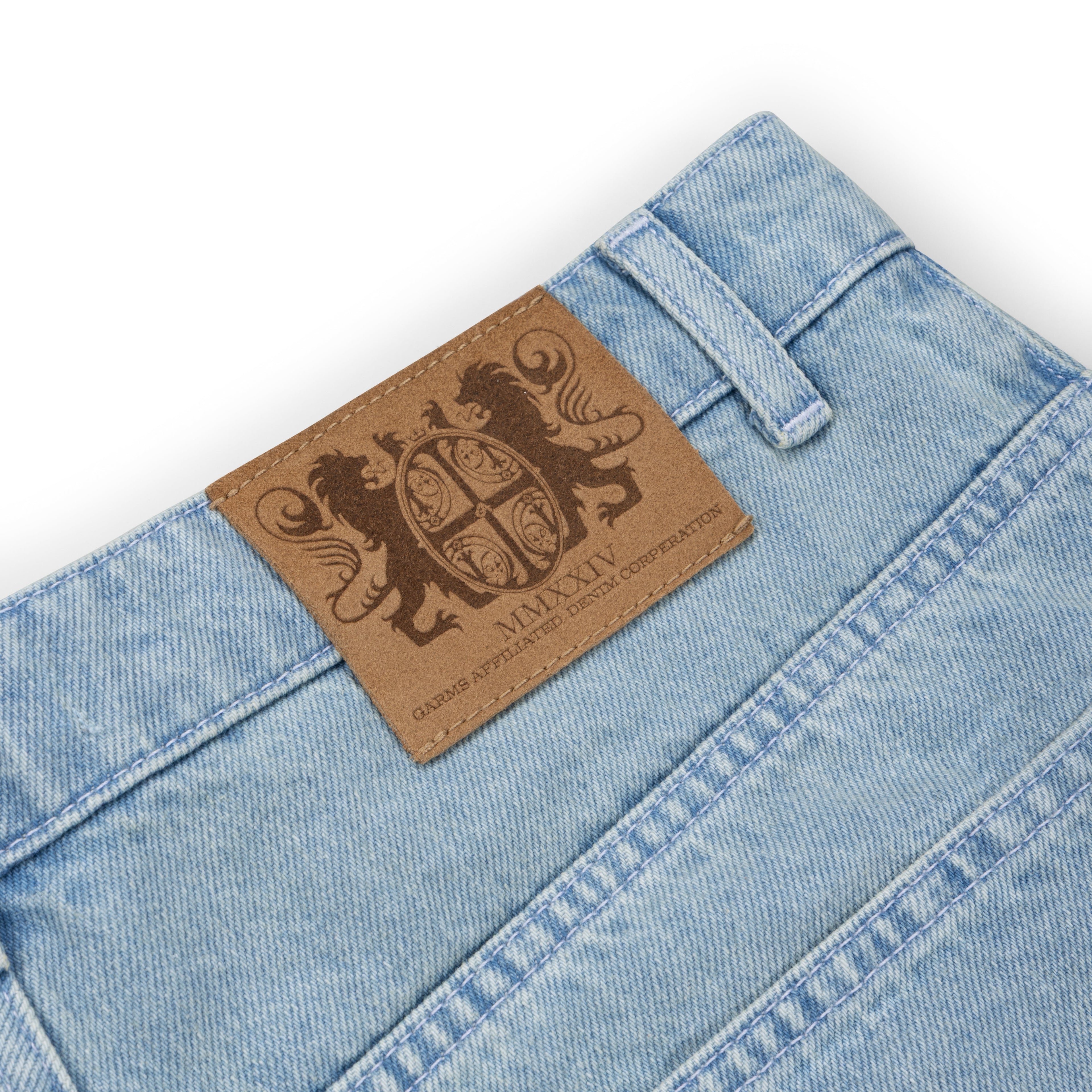 GA SIGNATURE DENIM JEANS - WASHED BLUE