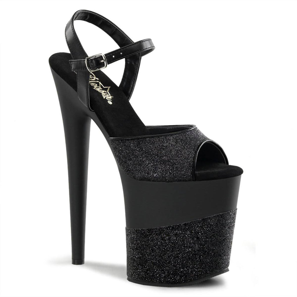 Gold 8x22 Heel Ankle Strap Platform S D11440