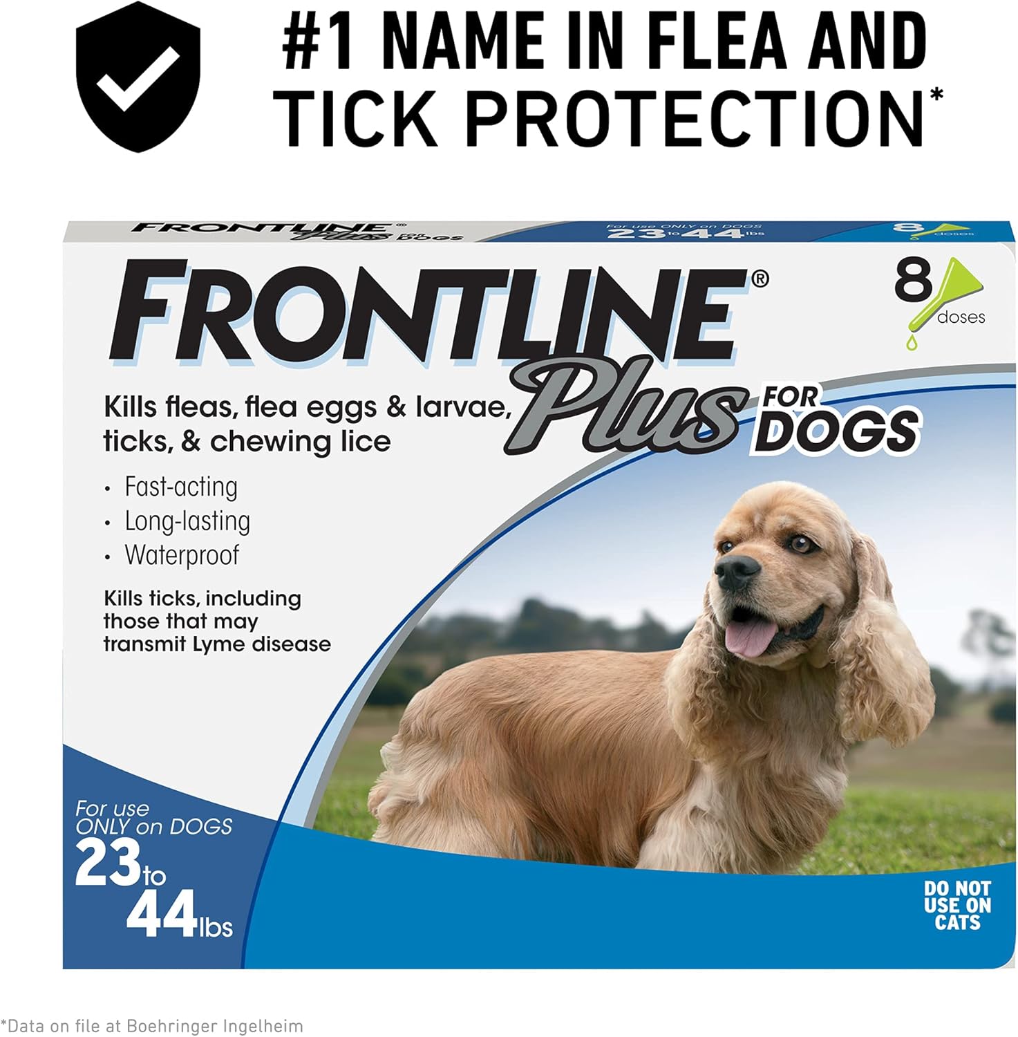 8 Doses Flea and Tick Treatment for Dogs J7498