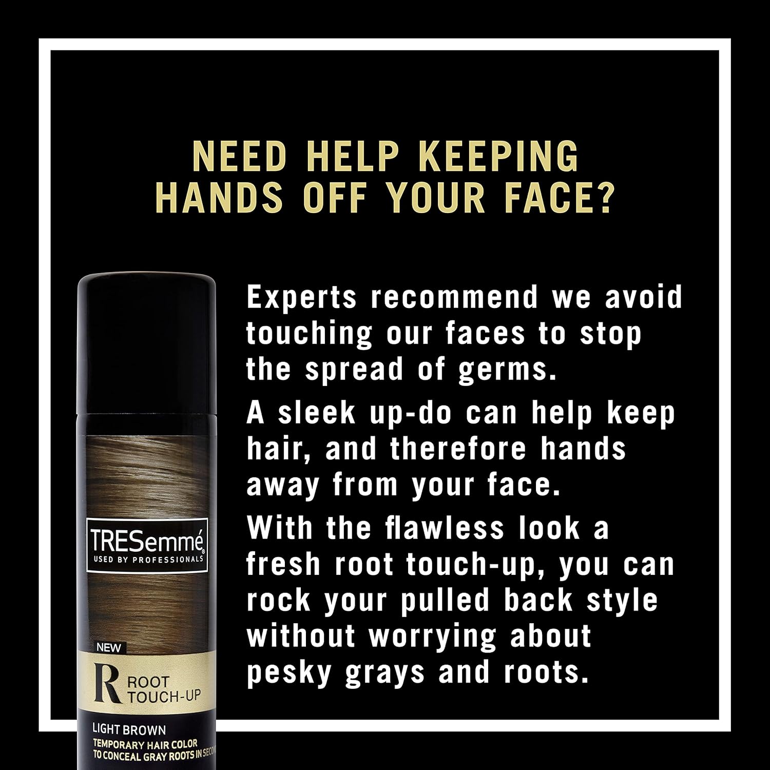 Light Brown Ammonia-free Peroxide-free Root Cover Up Spray 2.5 oz (Pack of 2) P36754