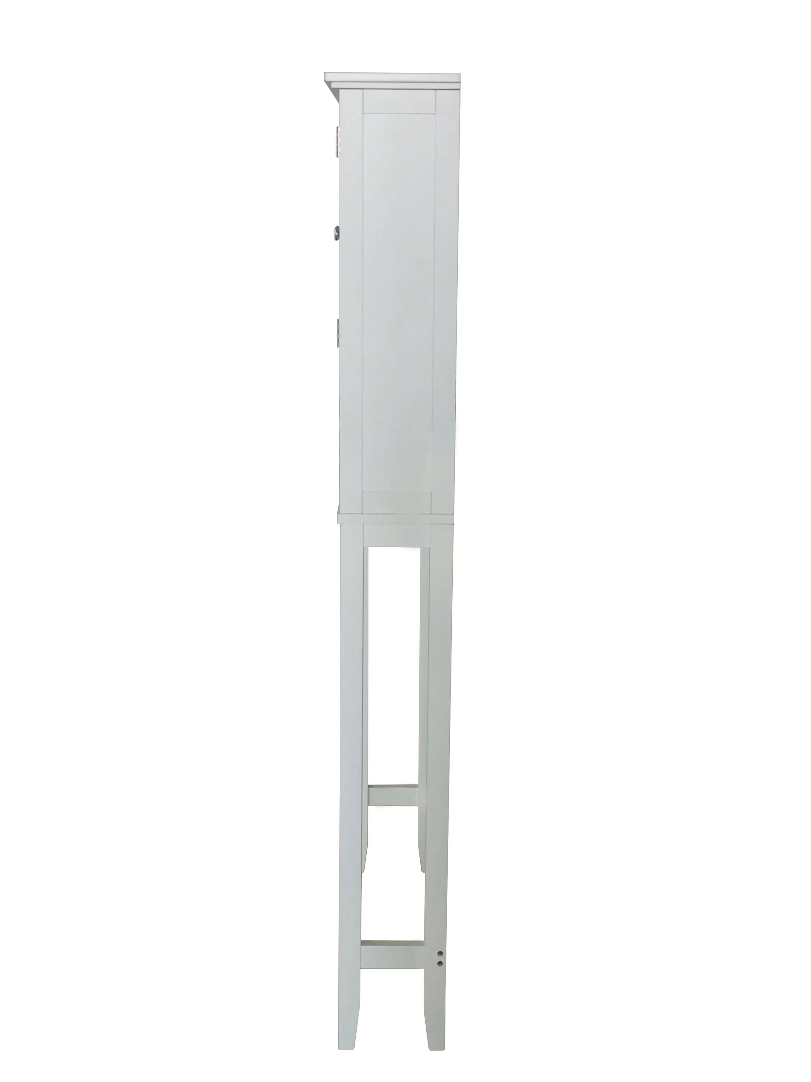 White Over the Toilet Bathroom Storage Cabinet F30291