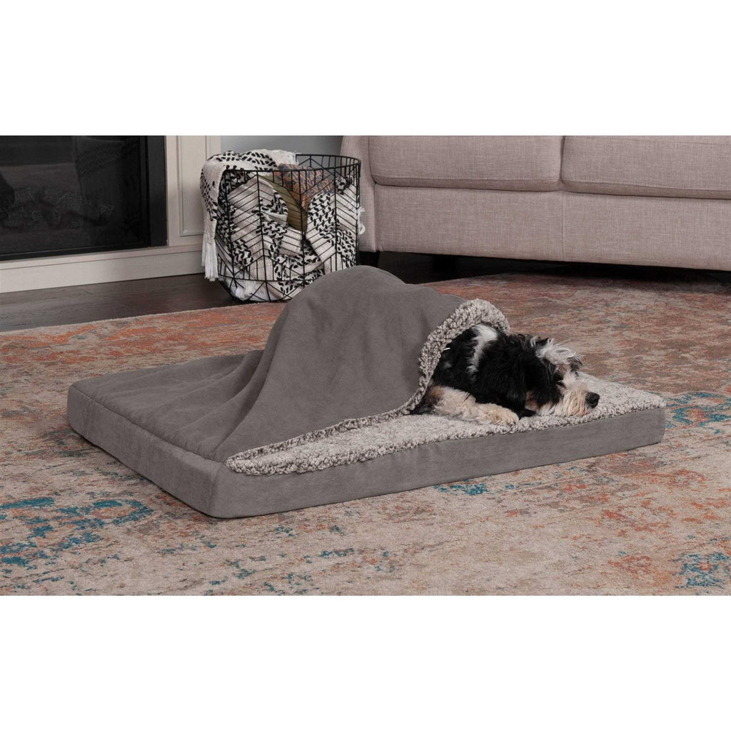 Berber & Suede Blanket Top Dog Bed P956188