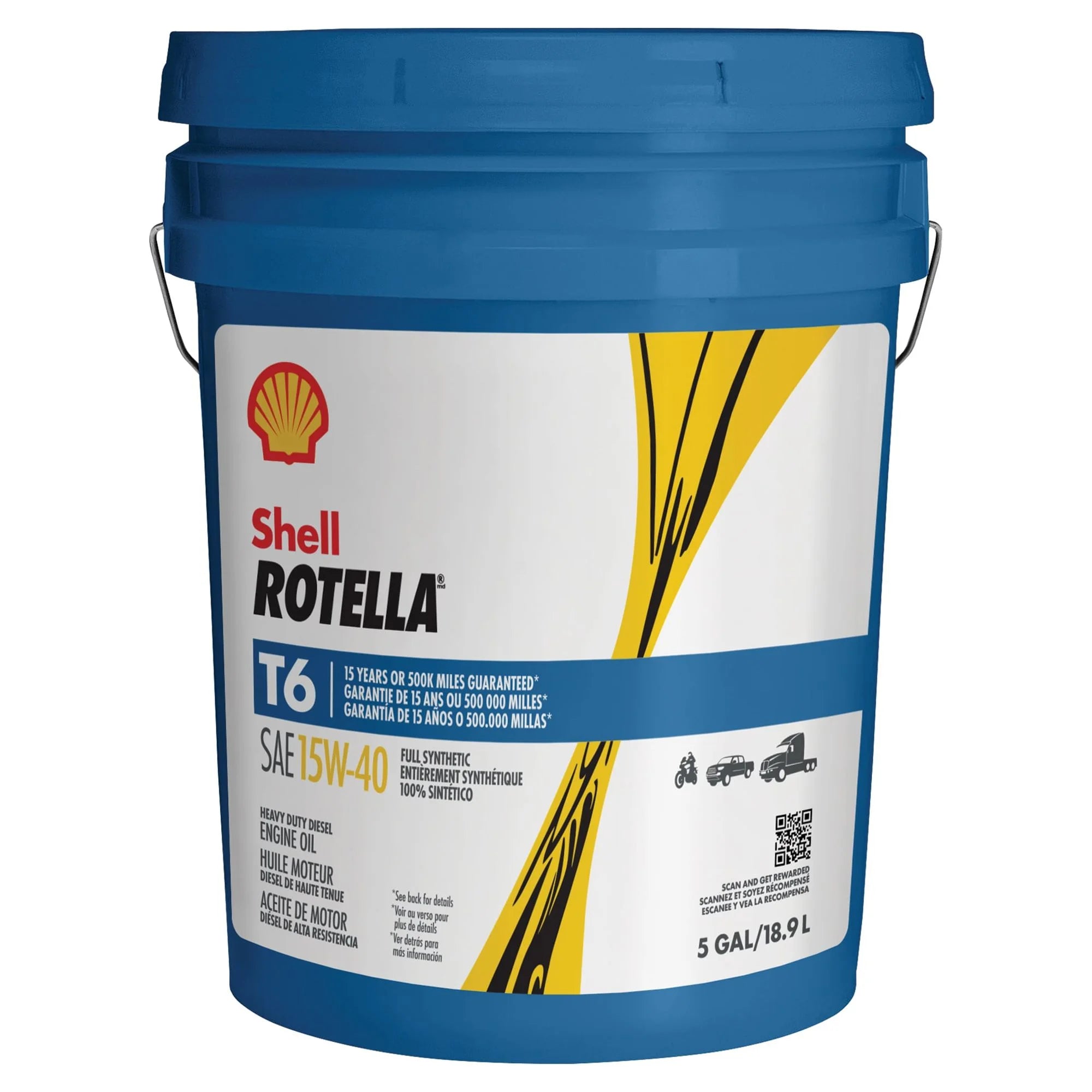 15W-40 Full Synthetic Diesel Engine Oil, 5 Gallon C8587