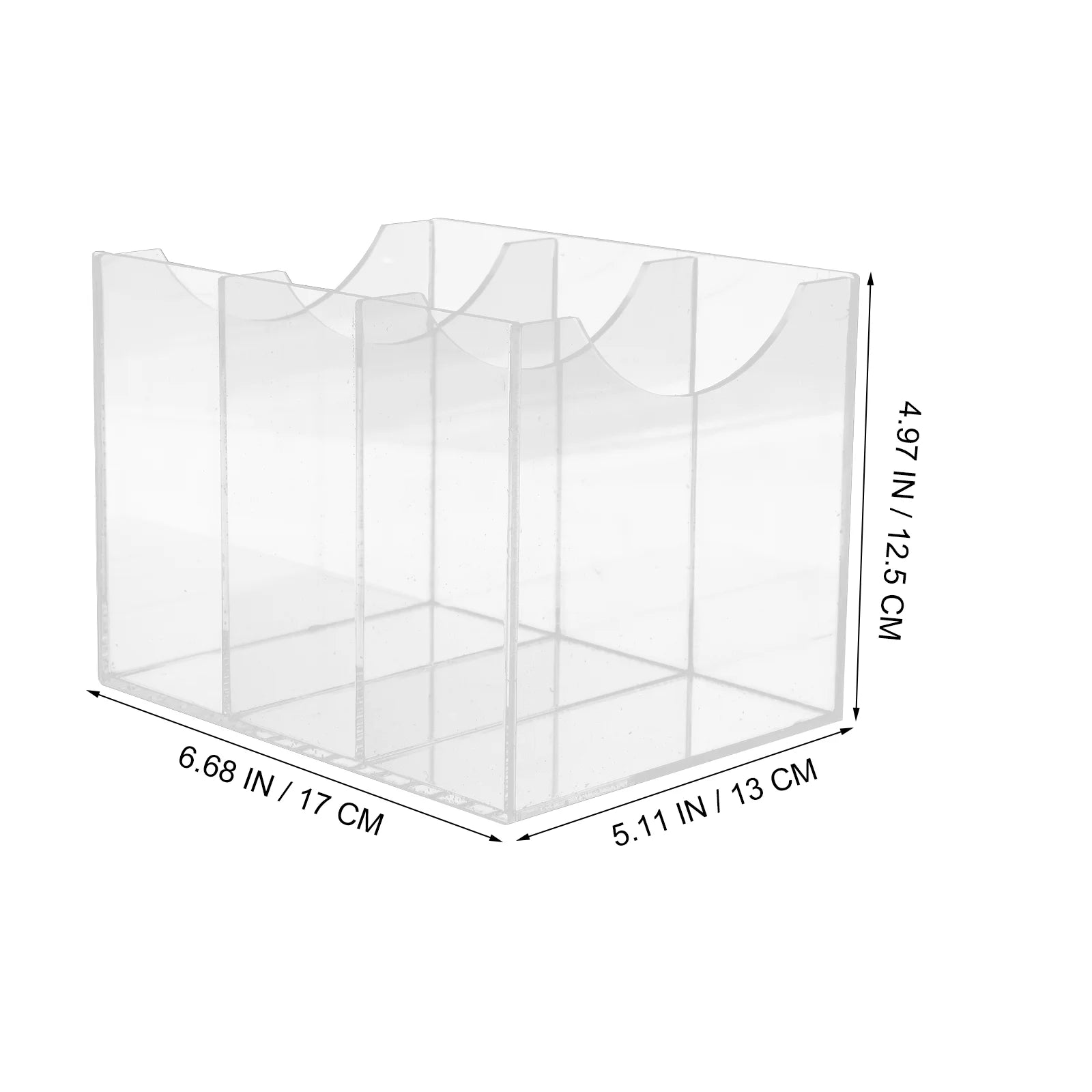 Transparent Belt Storage Box Drawer Turntable Rack K587253