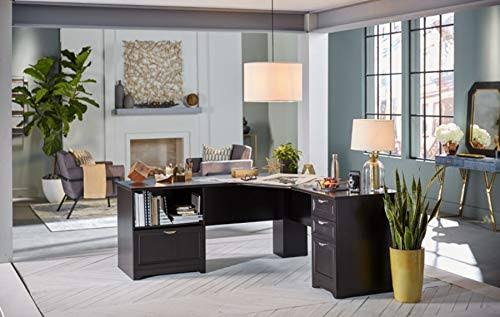 Espresso L-Shaped Desk L351251