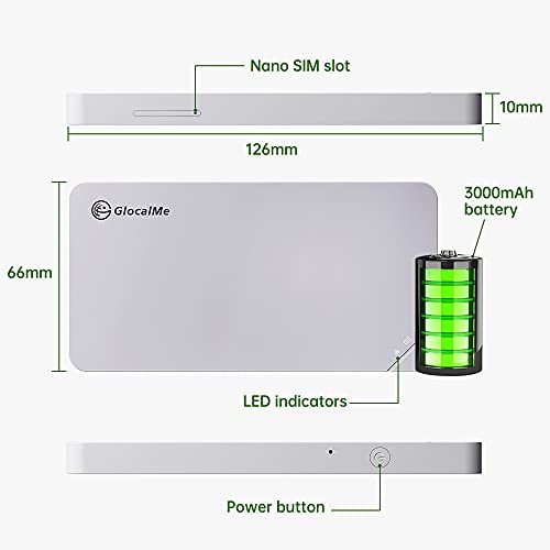 4G LTE Mobile Hotspot, Pocket WiFi Hotspot Device (Black) E21764