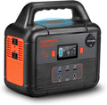 300W Portable Power Station, 266Wh Solar Generator, 72000mAh 60W PD Power Bank with Dual 110V AC Outlets L58452