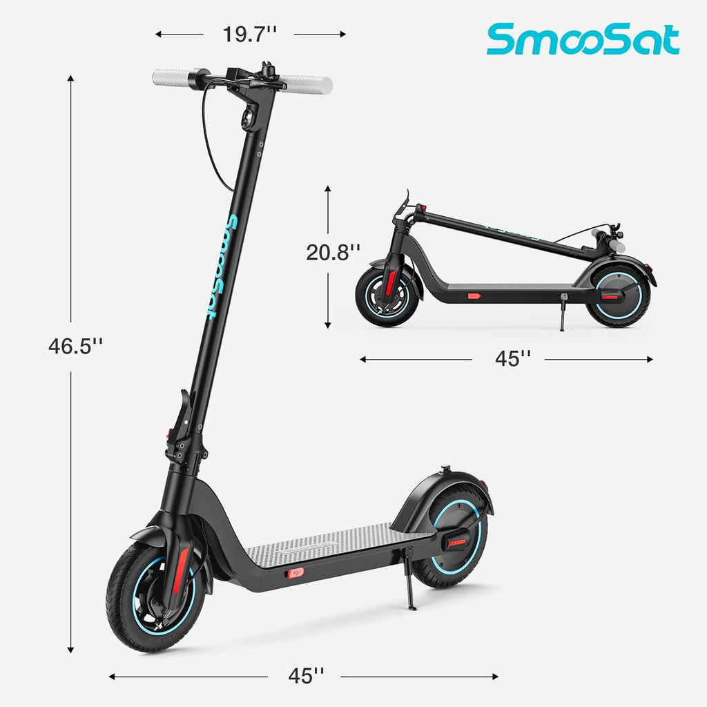 Gray Electric Scooter with 10" Airless Tire, 28 Miles Range, 350W Motor, 20 MPH Max Speed Z2438