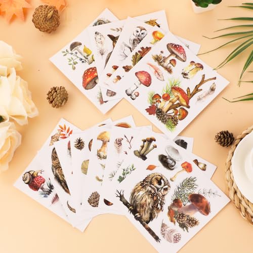 16 Sheets Christmas Rub on Transfers Stickers, 5.9 x 5.9 Inch P6707