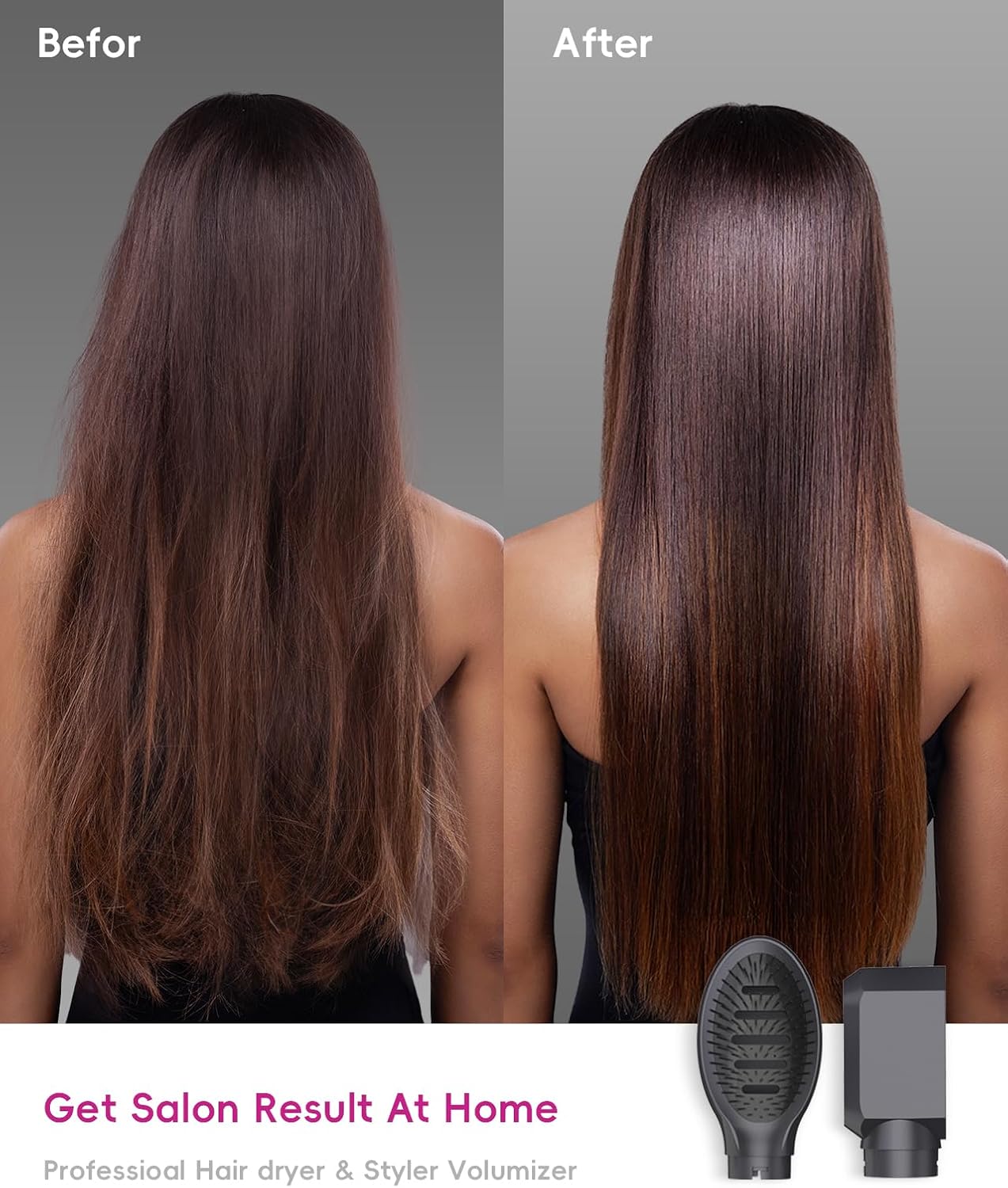 5 in 1 Hair Dryer Brush with Negative Ion Technology Z780