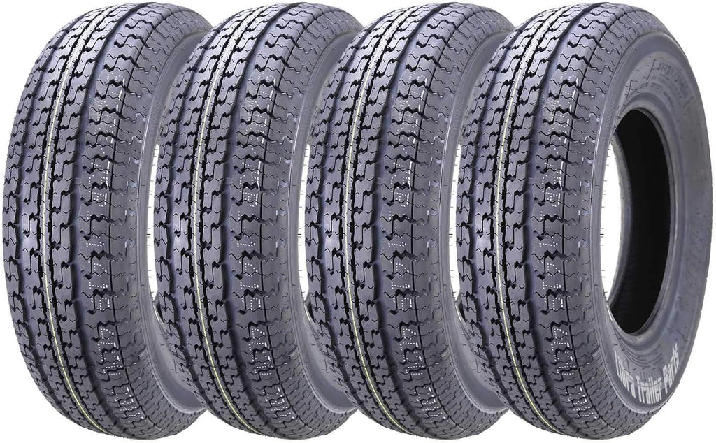 4 New Premium Trailer Tires ST 205 75R15 8-Ply Load Range D Steel Belted Radial H88278