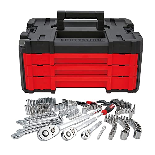 262-Piece Mechanic Tool Set with 3-Drawer Tool Box R7817