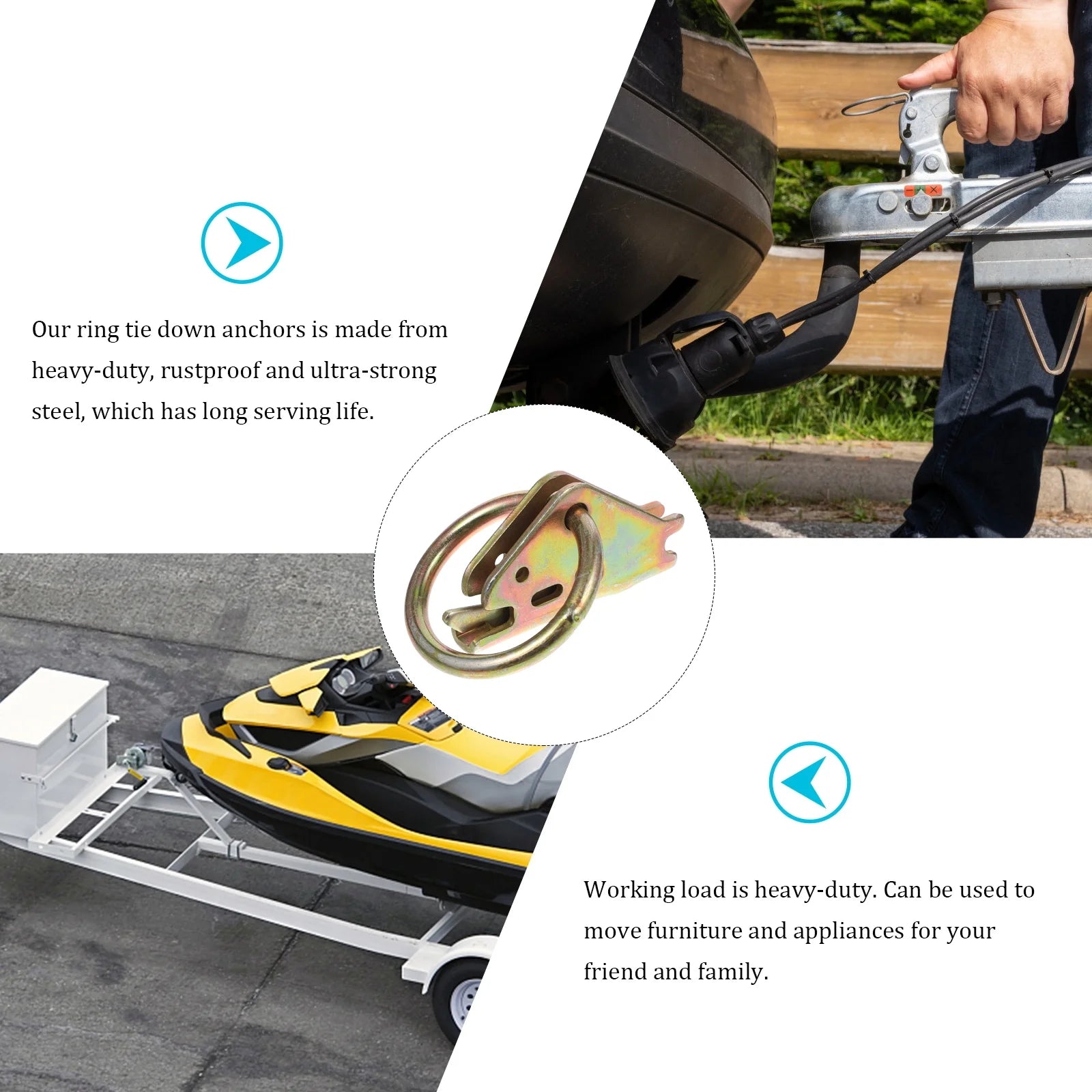 Heavy Duty Flush Mount Cargo Anchor System L276