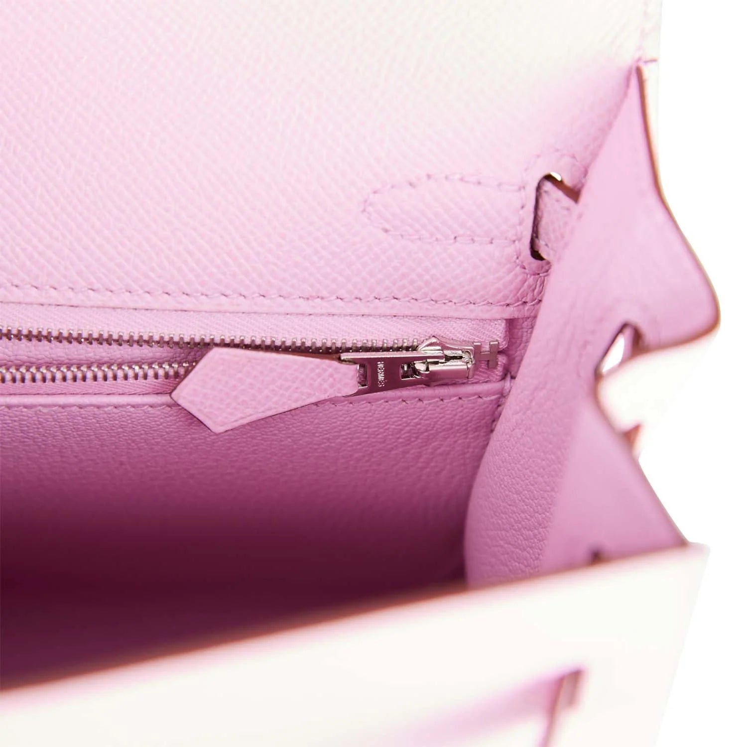 Mauve Sylvestre Epsom Palladium Hardware Kelly Sellier 25 K275