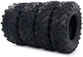 26x9.00-12 Front & 26x11.00-12 Rear 6PLY All Terrain Tubeless Tires Set of 4 M996
