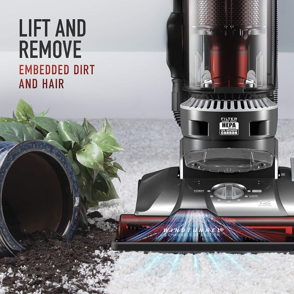 Bagless Upright Vacuum Cleaner with HEPA Media Filtration R1135