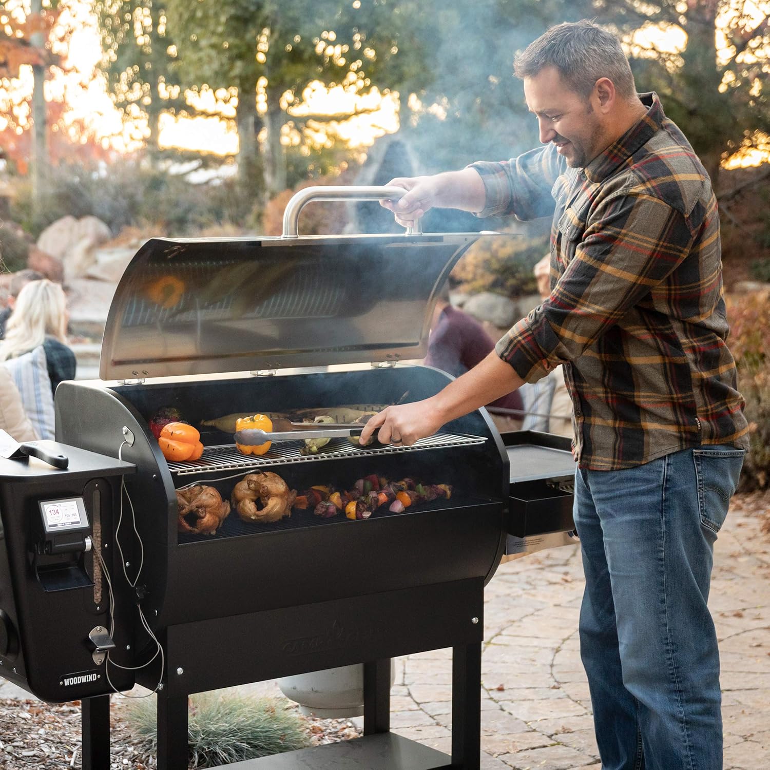 36 in. WiFi Pellet Grill & Smoker with Sidekick K155287