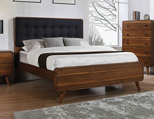 Dark Walnut Eastern King Bed 4-Piece Set X549009