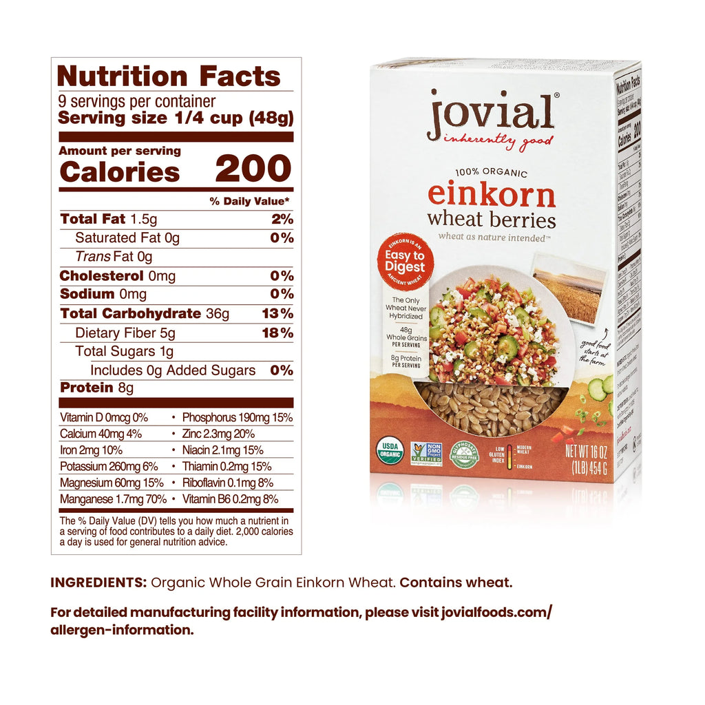 Organic Wheat Berries 16 Oz 3 Pack D63267