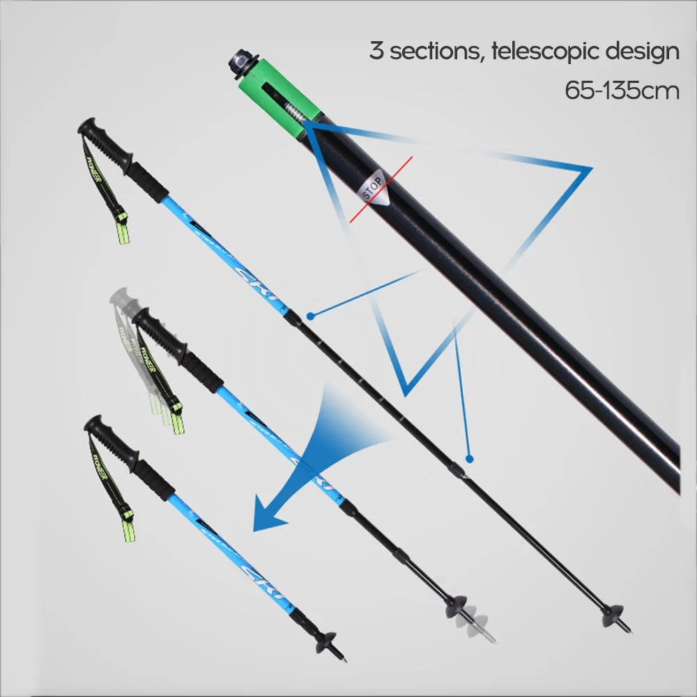 Telescopic Adjustable Trekking Hiking Pole G2702