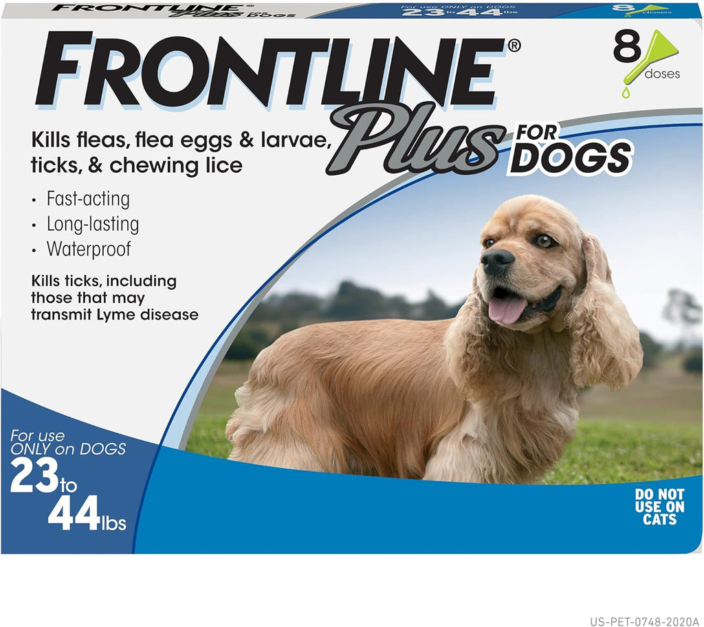8 Doses Flea and Tick Treatment for Dogs J7498
