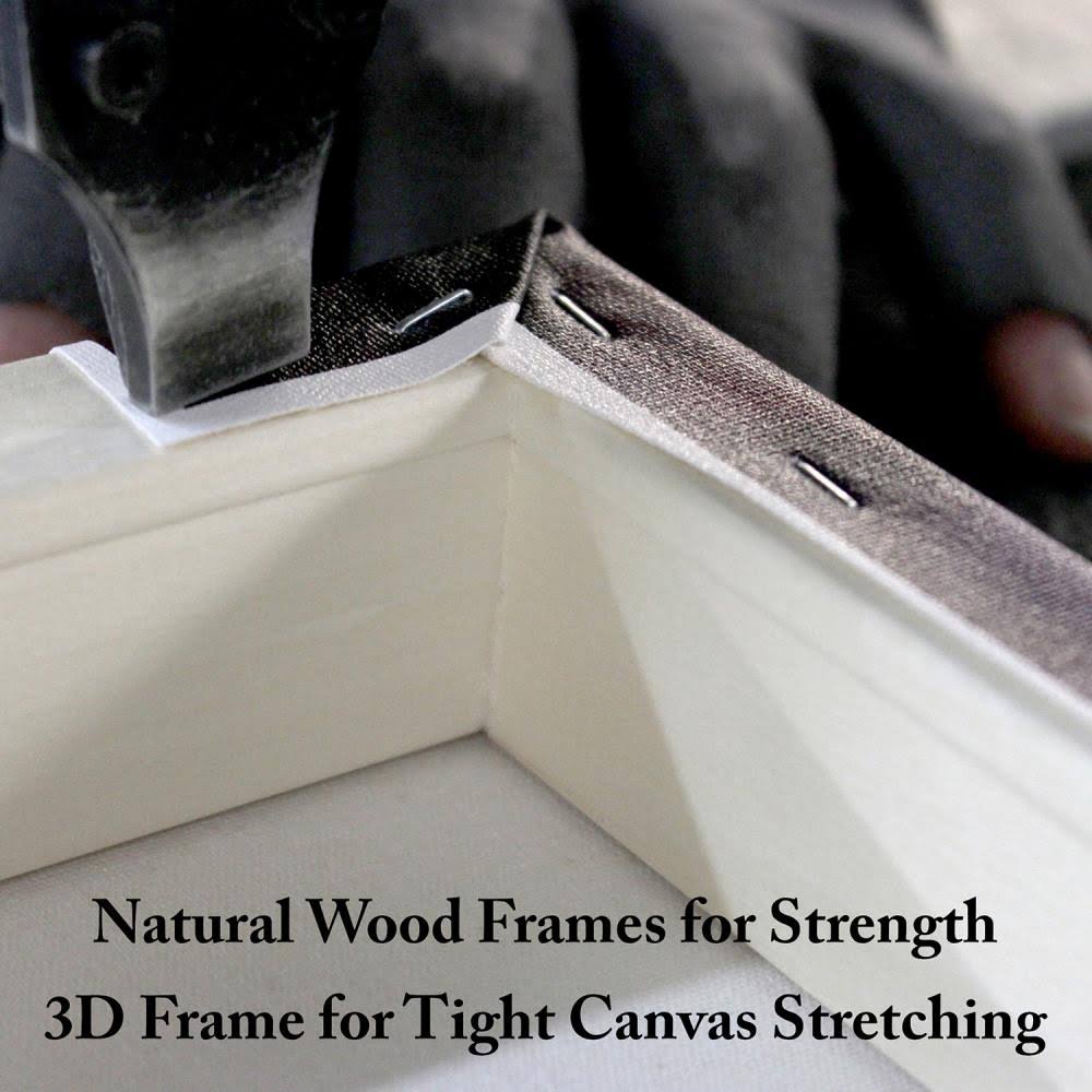 Framed 18-in H x 24-in W Landscape Print on Canvas T6078