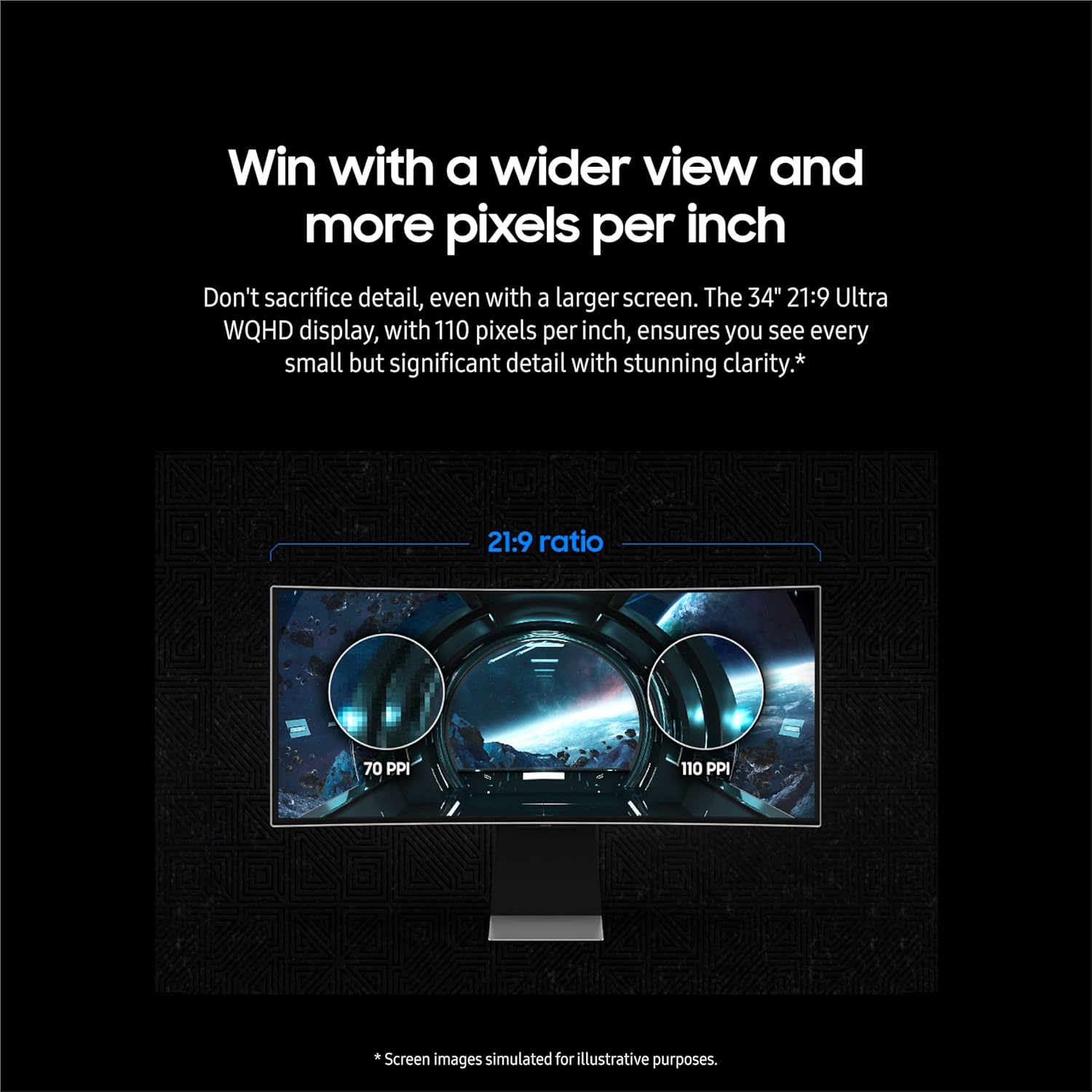 34" Ultra WQHD Curved Gaming Monitor, 175Hz, 0.03ms, DisplayHDR True Black 400, AMD FreeSync Premium Pro V943