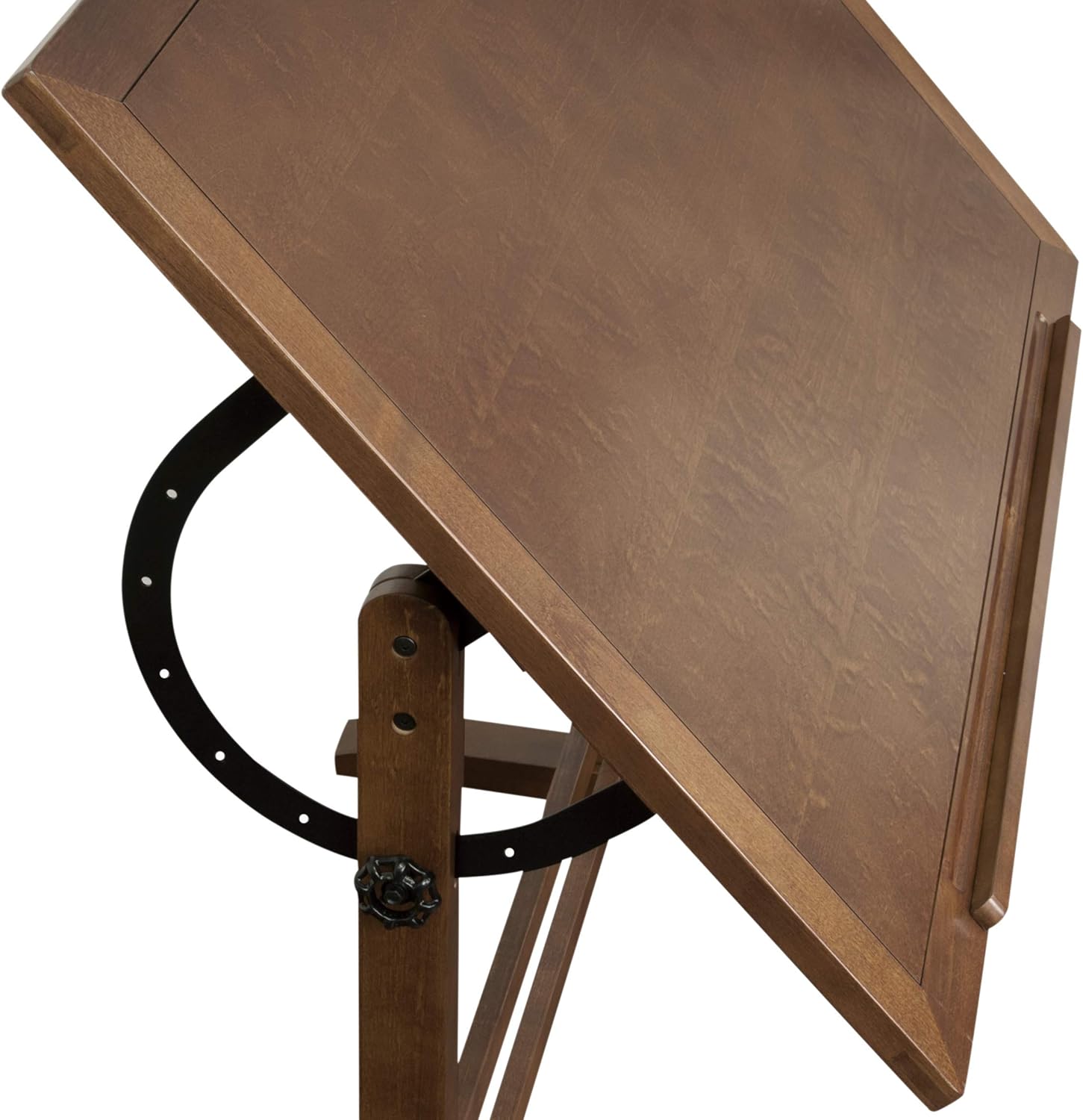 Antique Design Solid Wood Drafting Table with Adjustable Work Surface K20711