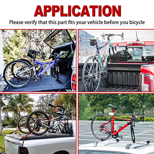 Bike Fork Mount Bicycle Quick-Release Aluminum Alloy Fork Block Mounts 2 Pcs M8010