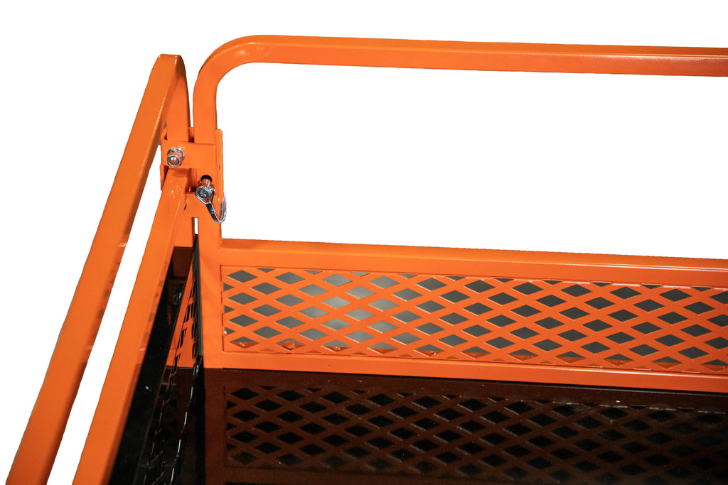 1500lb Capacity Tilt Bed Utility Cart Cargo Trailer Q273