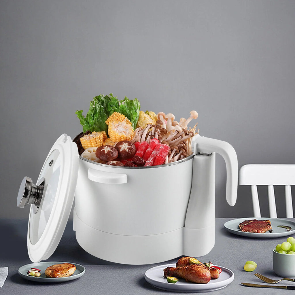 3L Electric Hot Pot with Steamer Nonstick Coating O7003